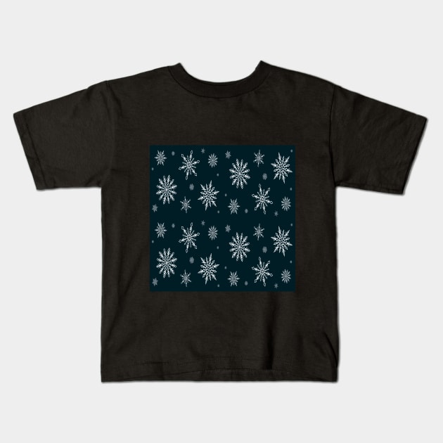 Snowing Kids T-Shirt by MayGreenAbgrall